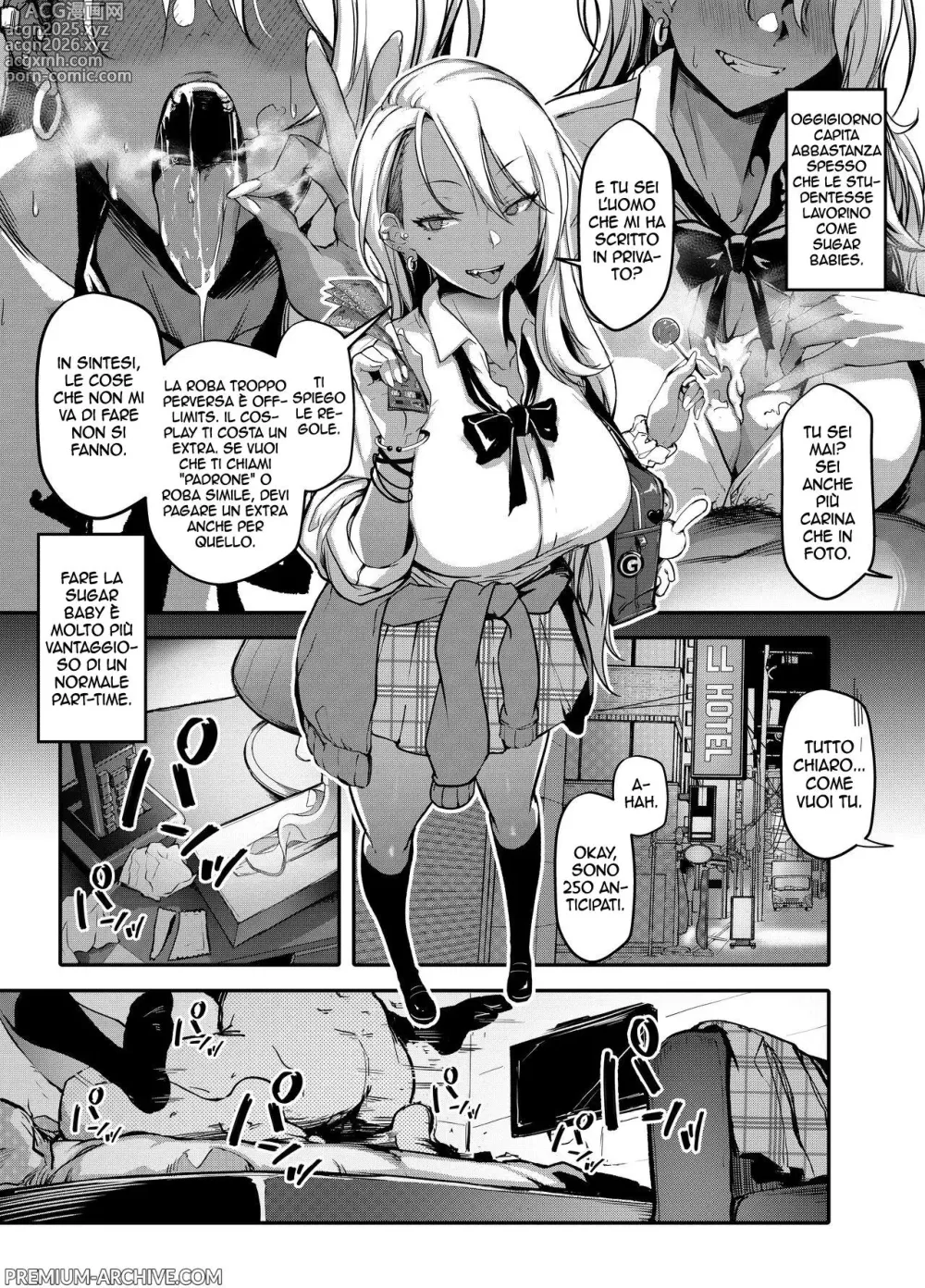 Page 2 of doujinshi Dò una Lezione a una Gal Strafottente