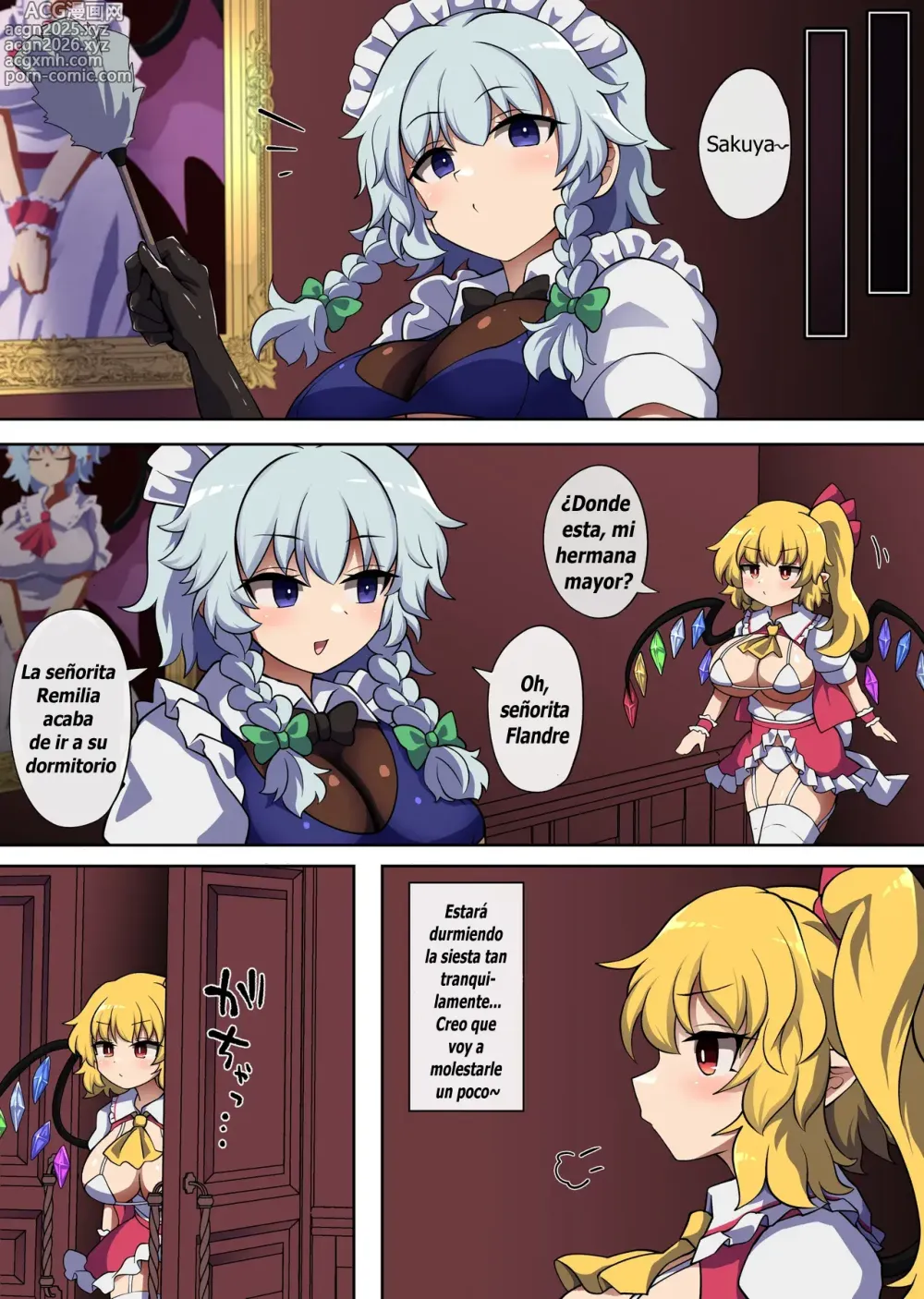 Page 6 of doujinshi Flan-chan feels lust for Futanari Remilia