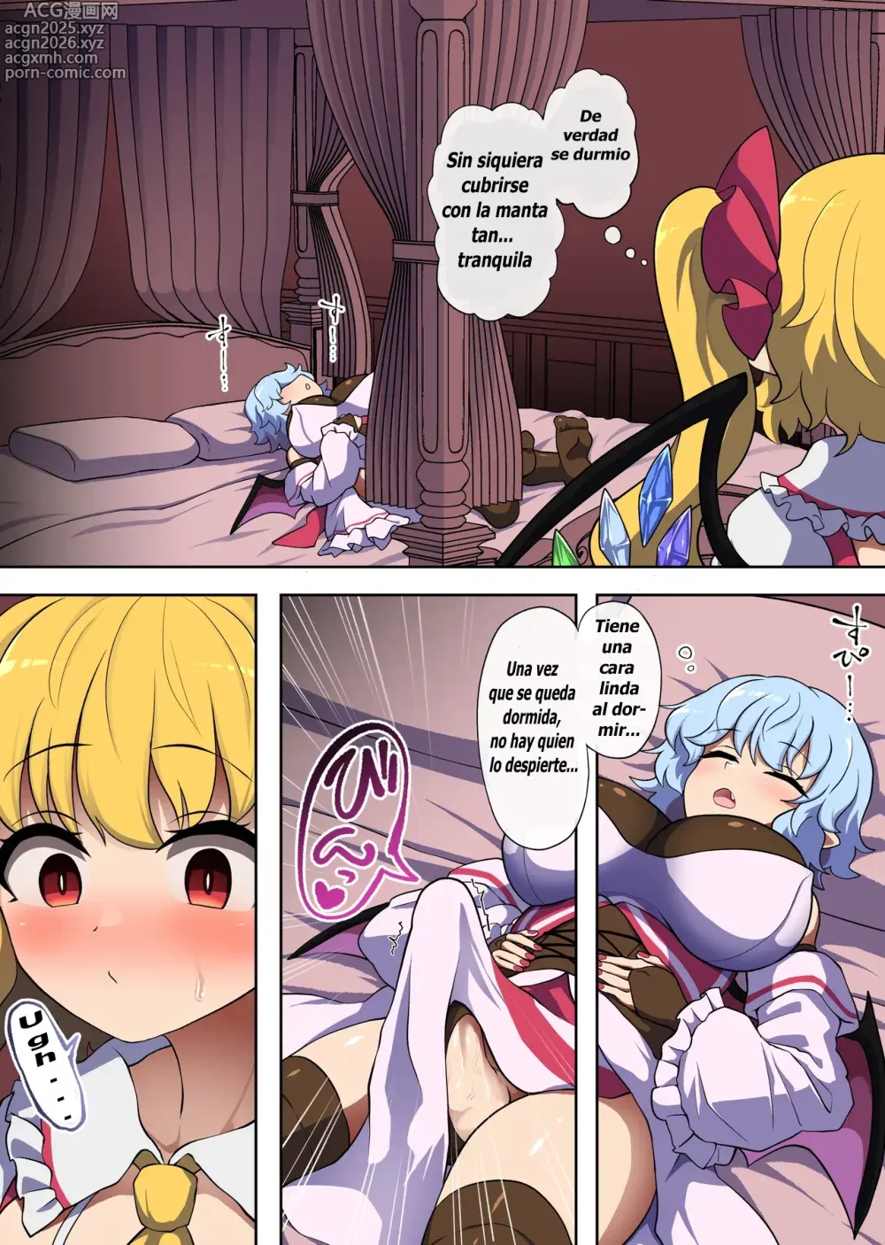 Page 7 of doujinshi Flan-chan feels lust for Futanari Remilia