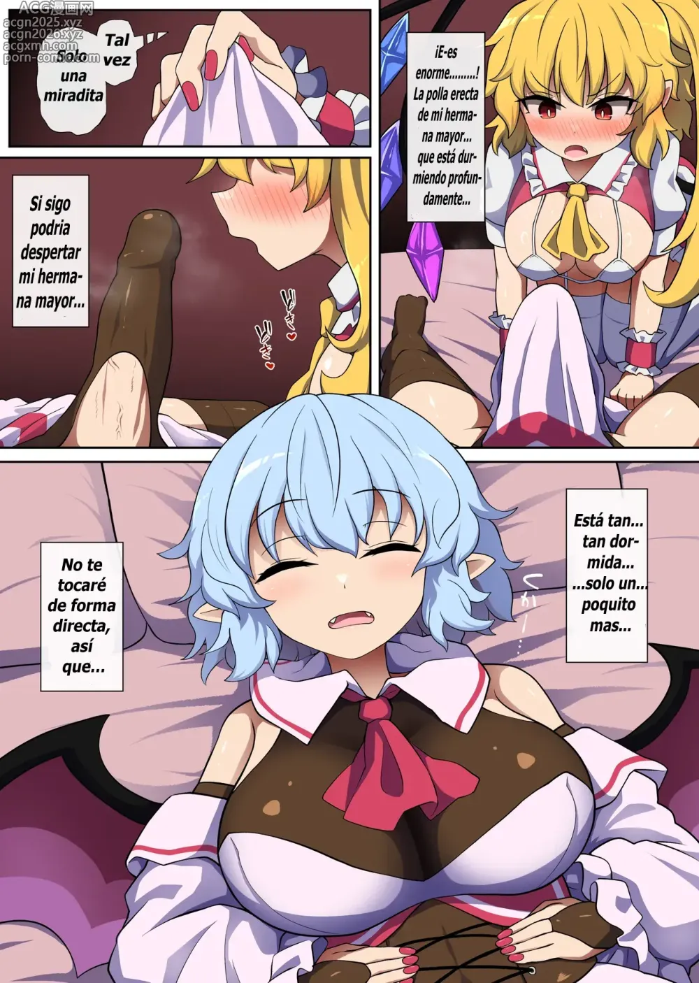 Page 8 of doujinshi Flan-chan feels lust for Futanari Remilia