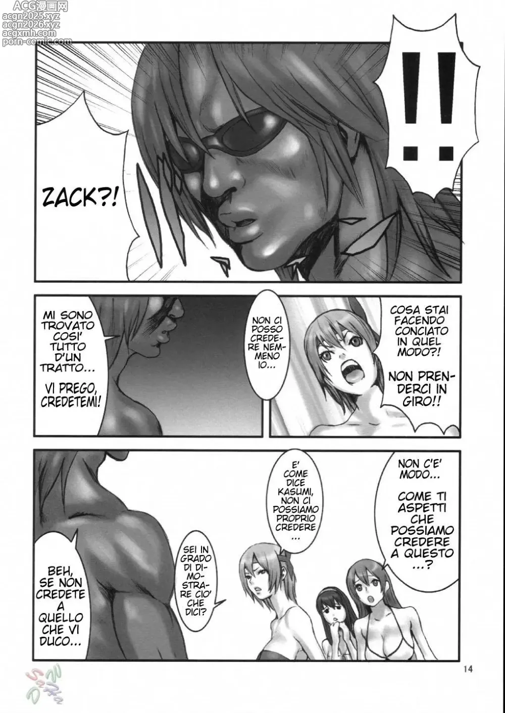 Page 13 of doujinshi Nudismo in Spiaggia