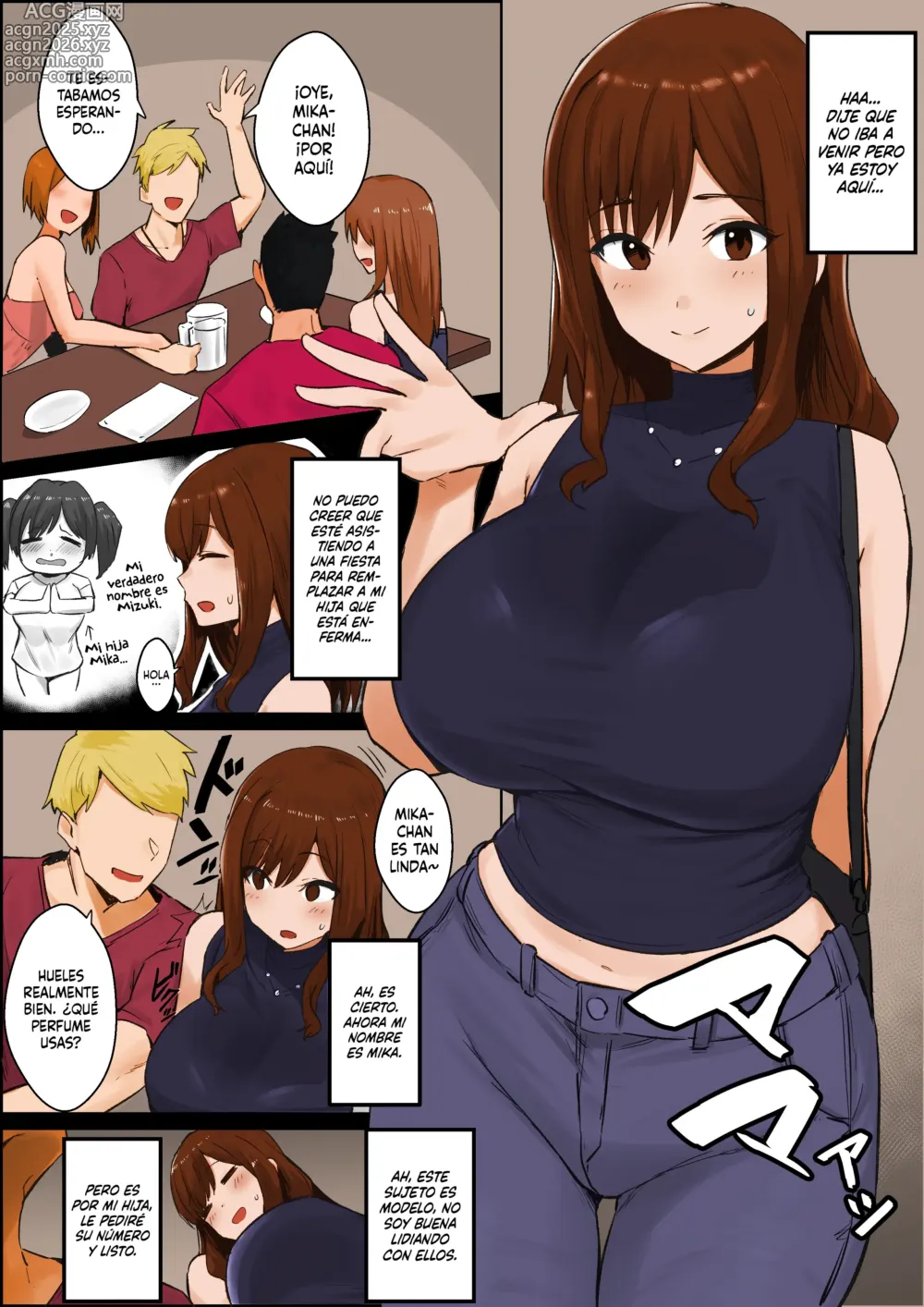Page 1 of doujinshi Oshi ni Yowai Haha