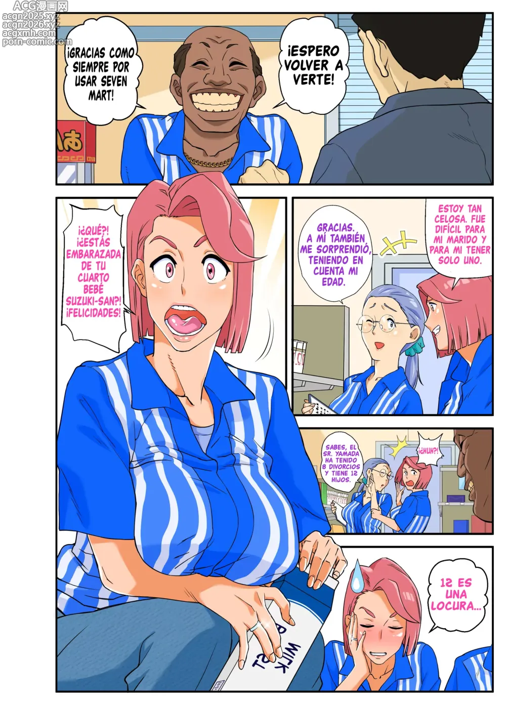 Page 1 of doujinshi Esposa tetona, infiel y de mini-mercado.