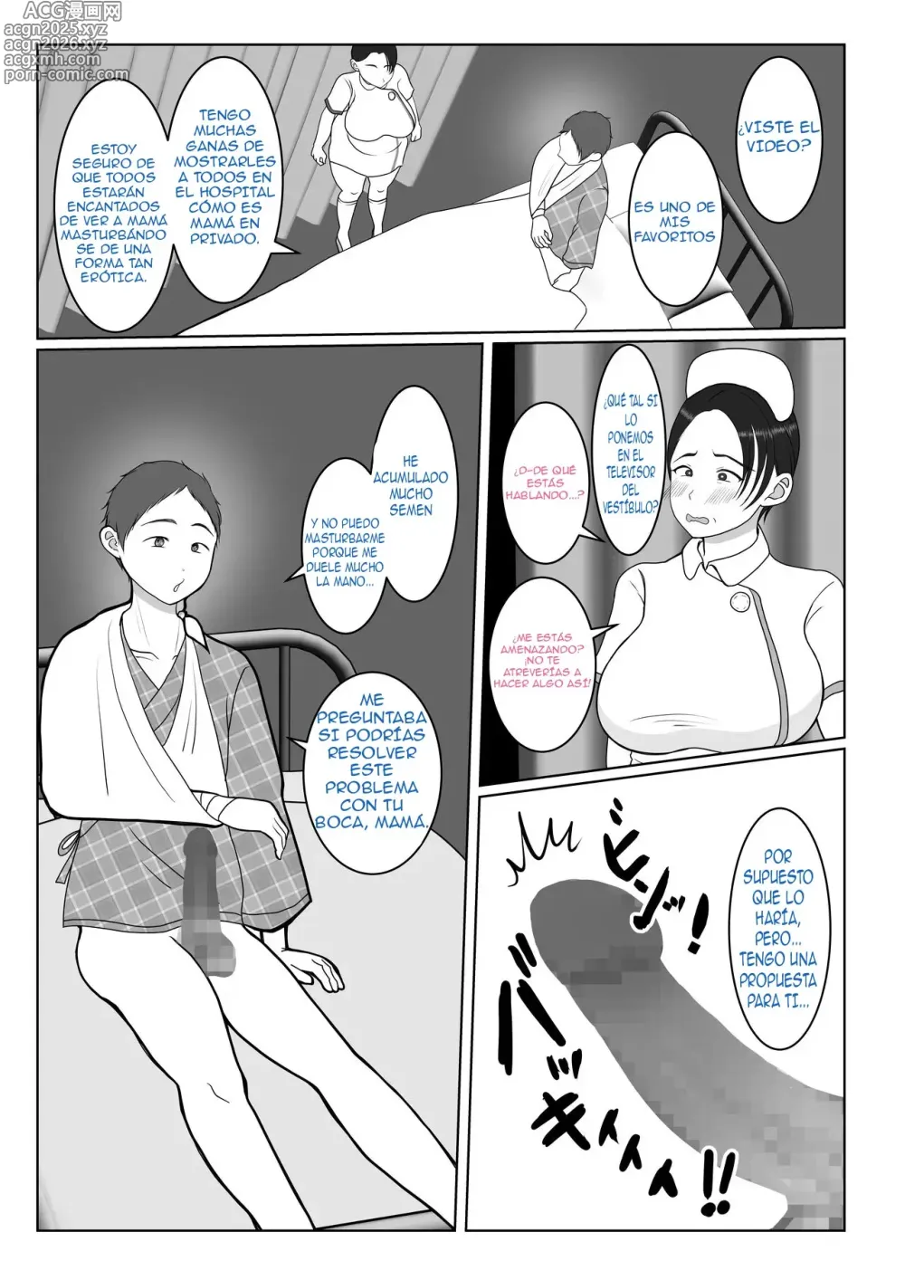 Page 15 of doujinshi La Historia de Como Mi Testaruda Madre Enfermera Se Convirtió En mi Novia