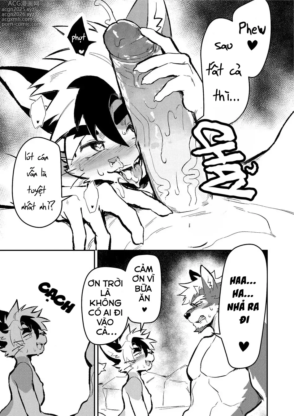 Page 14 of doujinshi Inside the Hotspring, the voices melt away