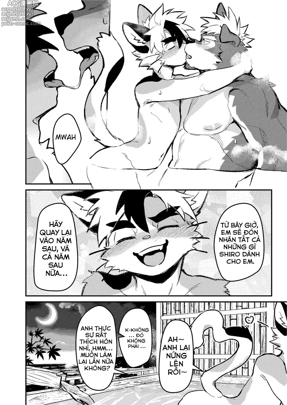 Page 33 of doujinshi Inside the Hotspring, the voices melt away