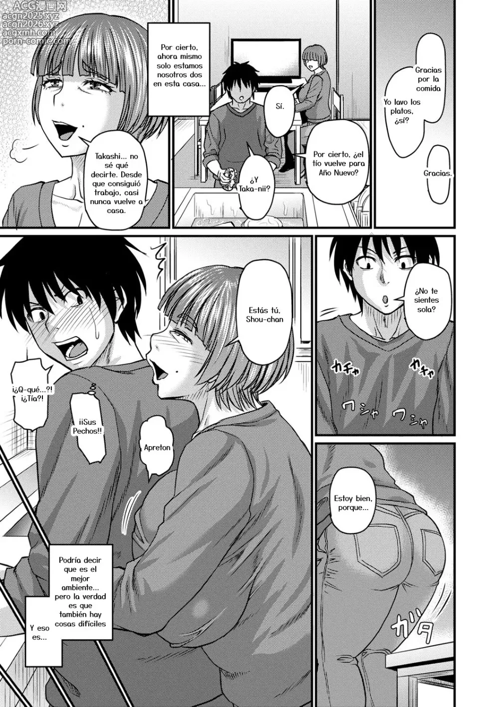 Page 3 of manga Viviendo solos, mi tía y yo