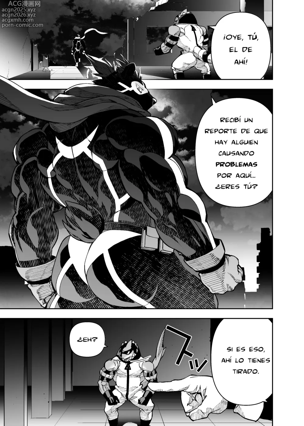 Page 1 of doujinshi heroic story