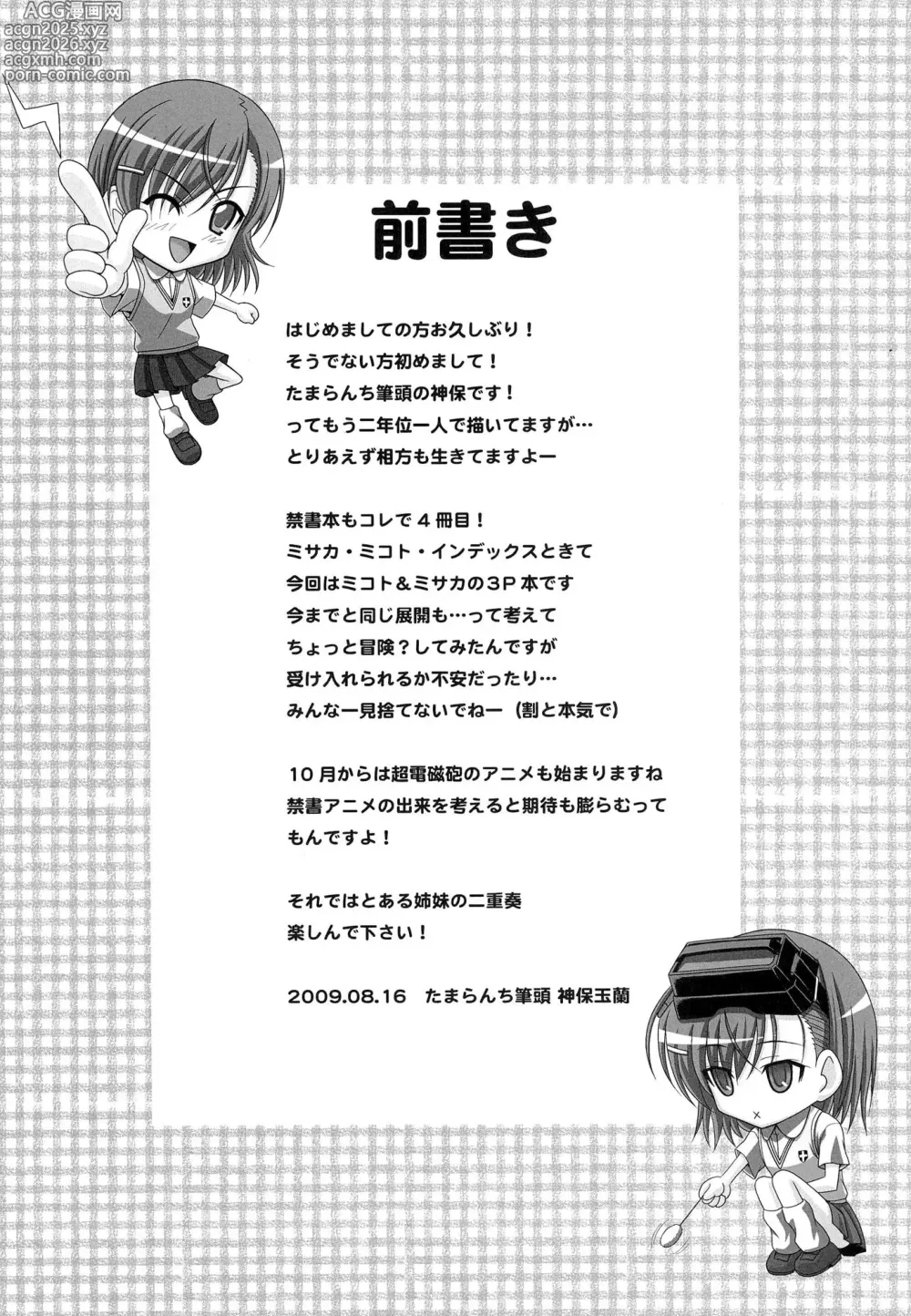 Page 4 of doujinshi Toaru Shimai no Ensemble