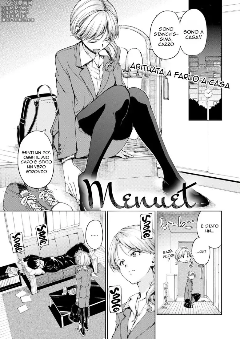 Page 1 of manga Menuet