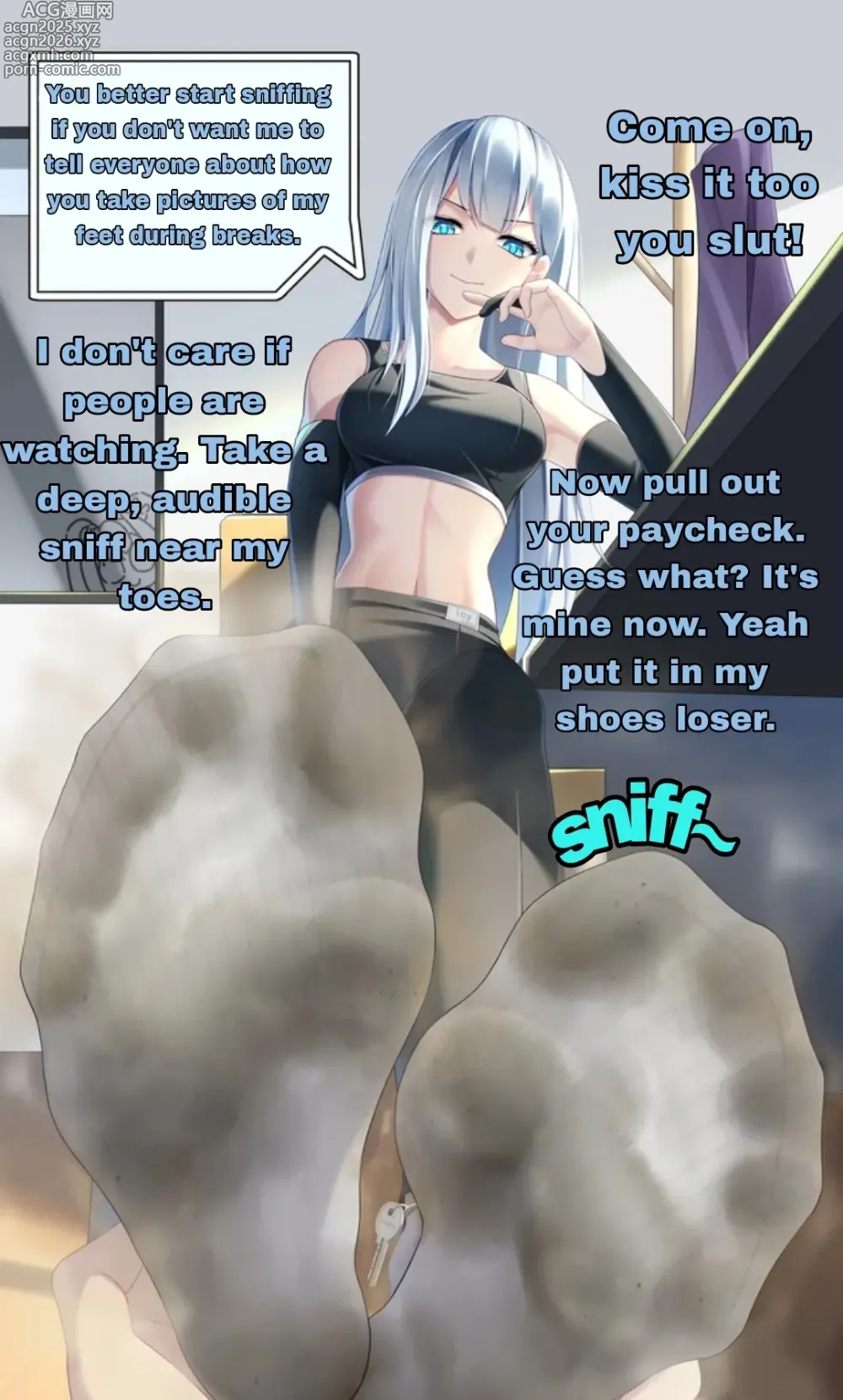 Page 1 of imageset Foot fetish captions