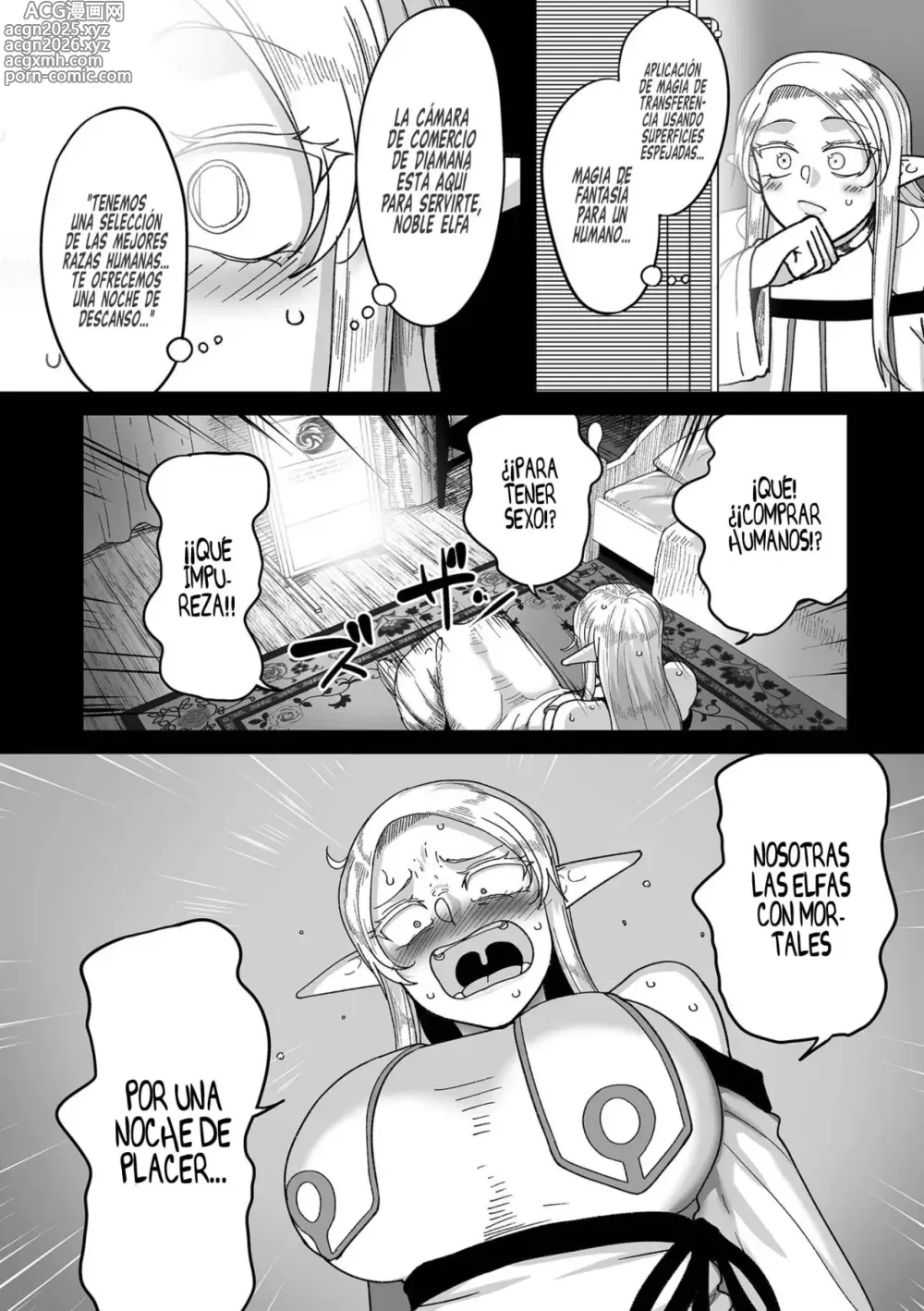 Page 15 of manga ¡¡Servicios Sexuales a Domicilio a Elfas Insatisfechas!! Capítulo 1