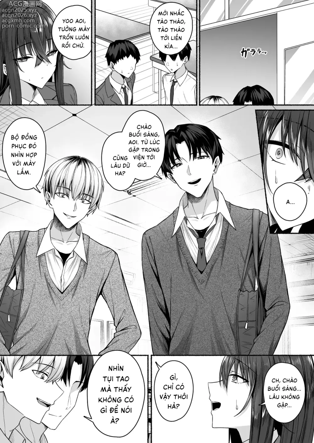 Page 12 of doujinshi Sau khi cùng đám gyaru hoán đổi giới tính, tôi dần thức tỉnh bản năng phái nữ