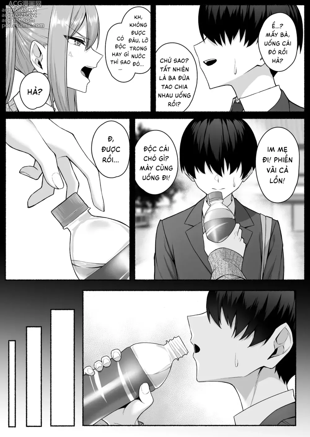 Page 6 of doujinshi Sau khi cùng đám gyaru hoán đổi giới tính, tôi dần thức tỉnh bản năng phái nữ