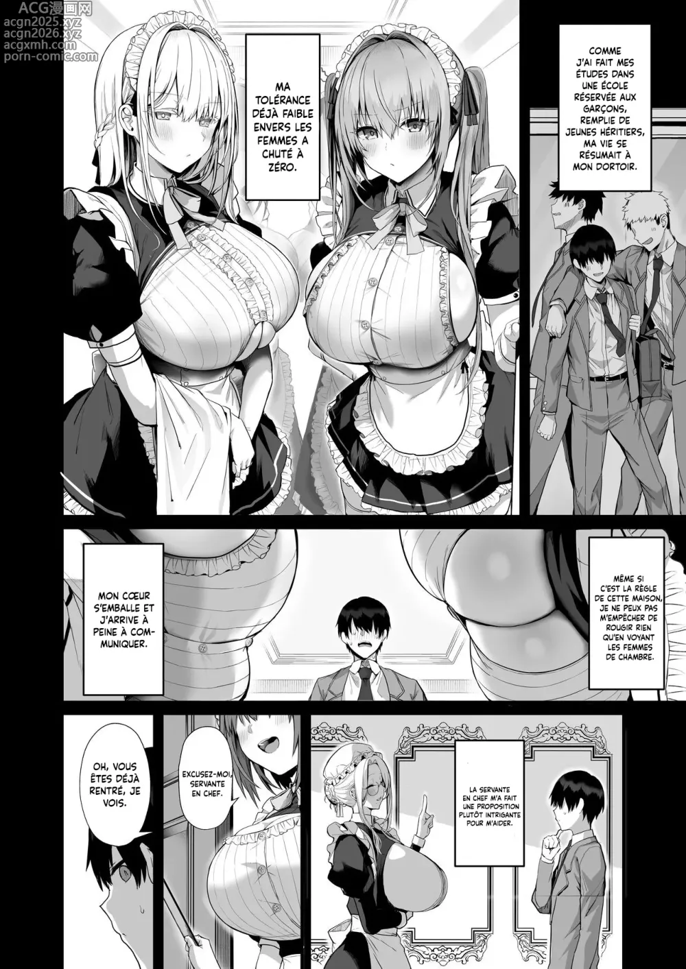 Page 7 of doujinshi Servante de lamour - Une histoire d'amour avec une gentille et douce servante lubrique aux gros seins
