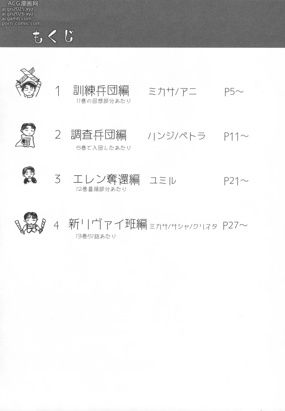 Page 3 of doujinshi ASSAULT ON EREN harlem