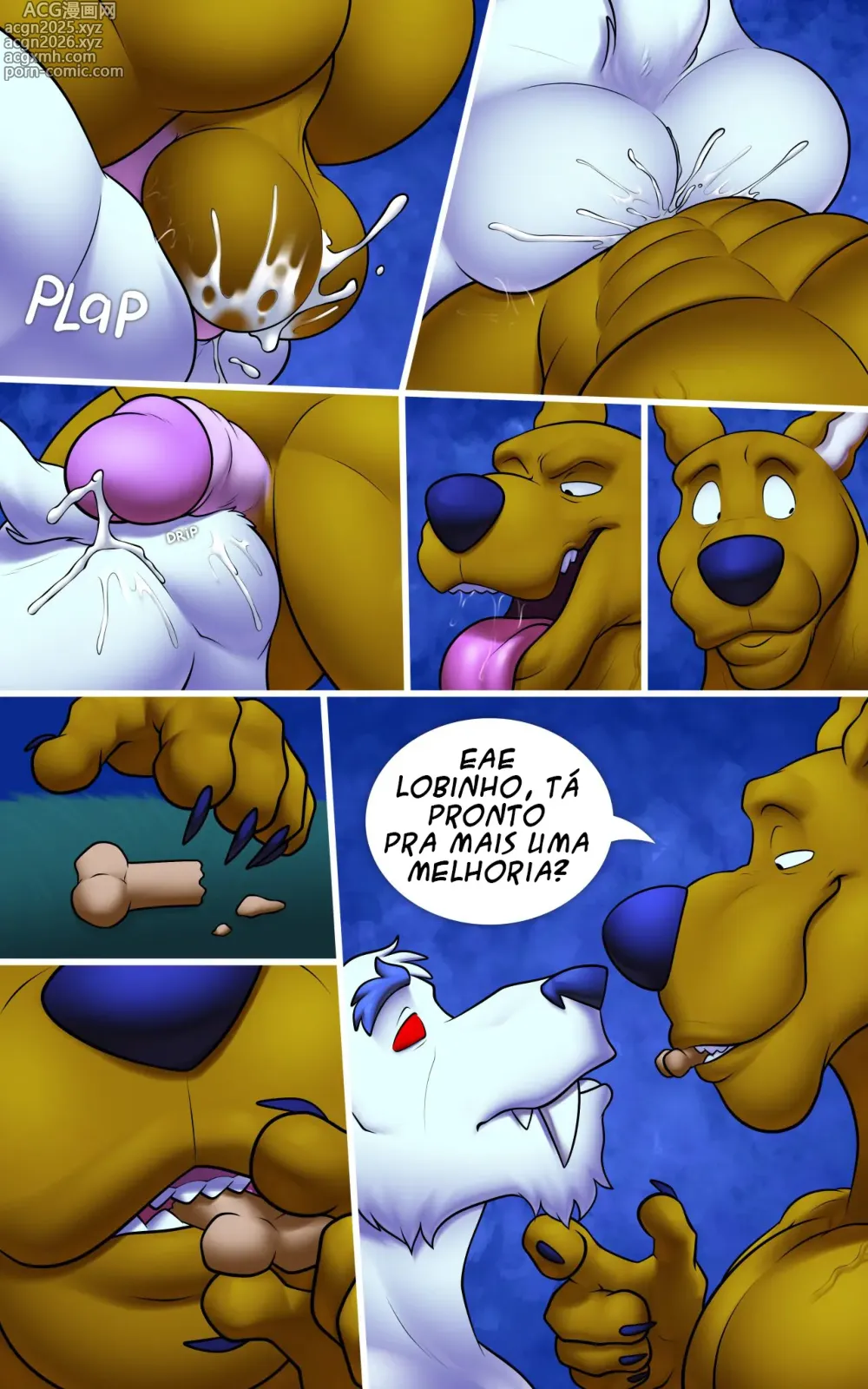 Page 12 of doujinshi Scooby-doo and the big bad werewolf!