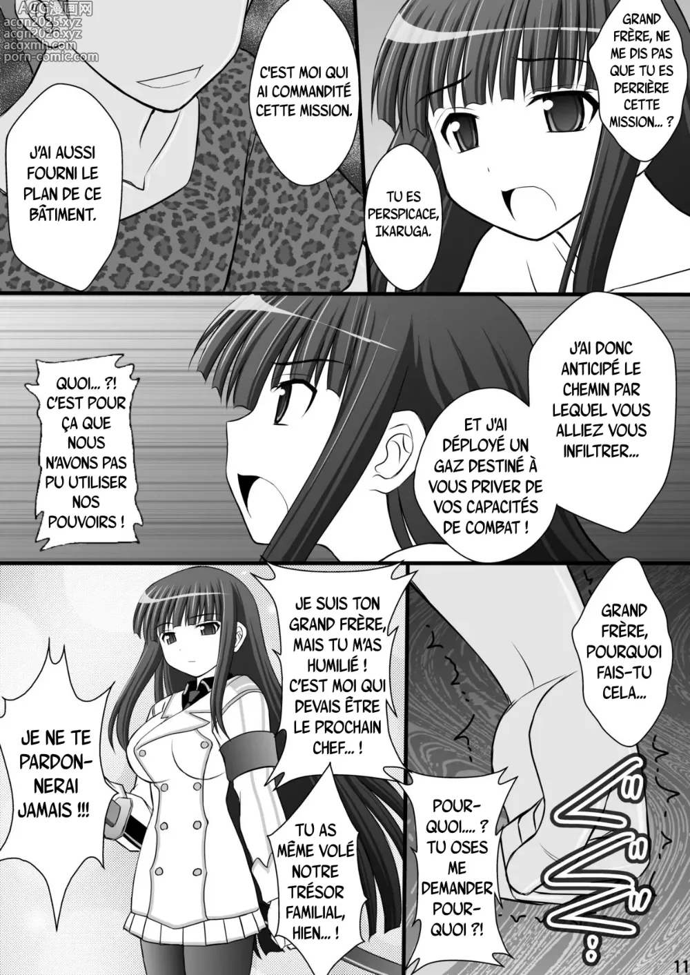 Page 10 of doujinshi Rouleau infernal illustré de torture des jeunes ninjas en détresse - Mode obscène, Partie 2 : Ikaruga, Yagyu et Hibari