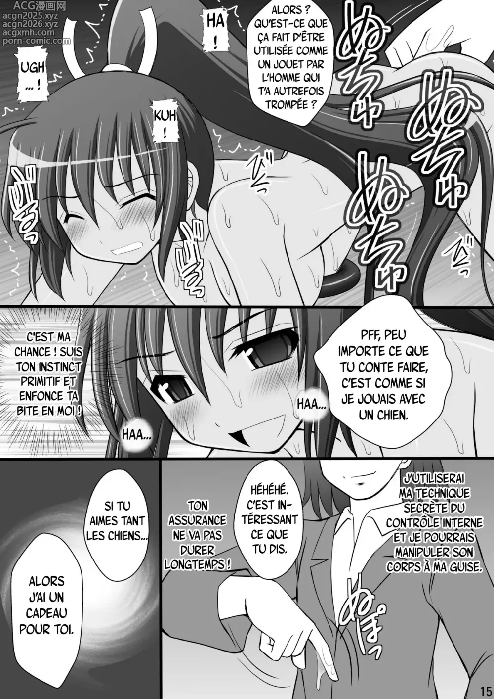 Page 13 of doujinshi Rouleau infernal illustré de torture des jeunes ninjas en détresse - Mode obscène, Partie 3 : Le groupe des 5 filles de l'école cachée d'hebijo
