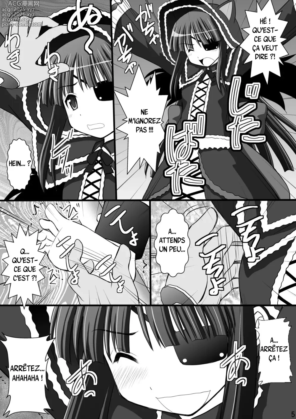 Page 3 of doujinshi Rouleau infernal illustré de torture des jeunes ninjas en détresse - Mode obscène, Partie 3 : Le groupe des 5 filles de l'école cachée d'hebijo