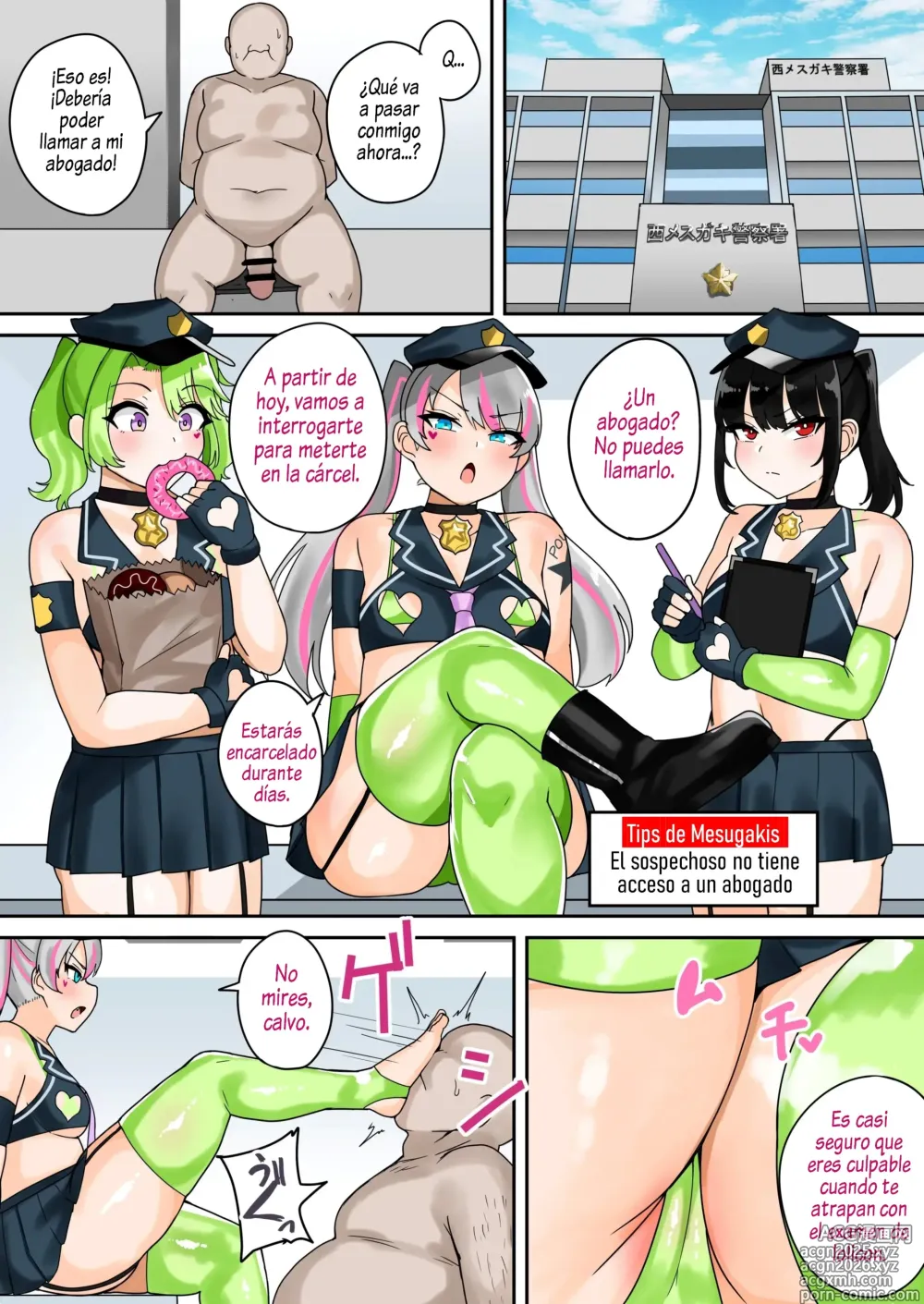Page 11 of doujinshi ¡Estás Arrestado, Viejo Cochino! Policía Mesugaki Patrullando las 24 horas