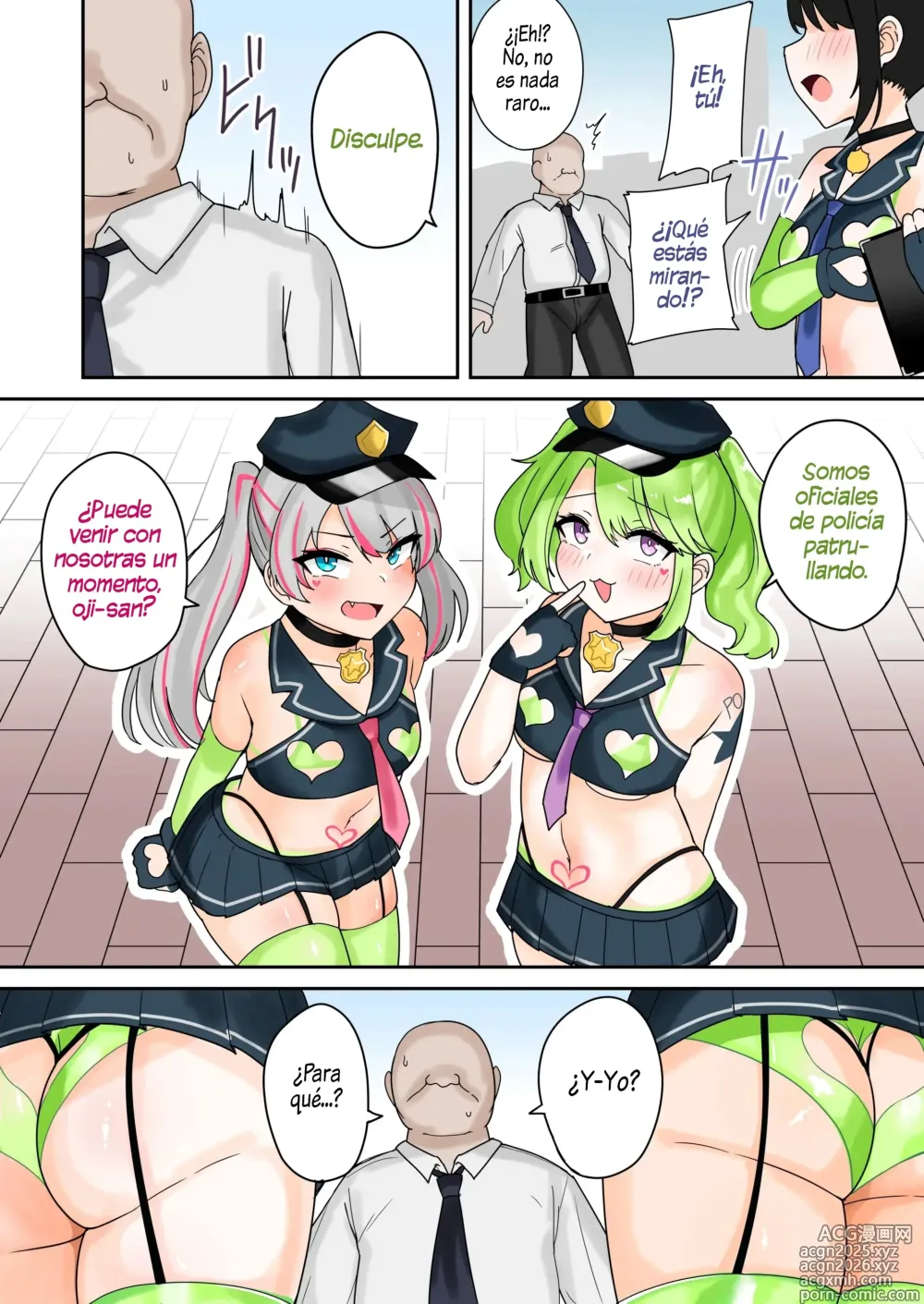 Page 3 of doujinshi ¡Estás Arrestado, Viejo Cochino! Policía Mesugaki Patrullando las 24 horas