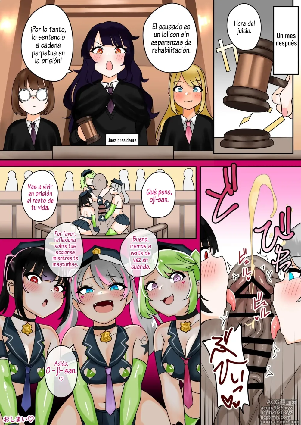 Page 33 of doujinshi ¡Estás Arrestado, Viejo Cochino! Policía Mesugaki Patrullando las 24 horas