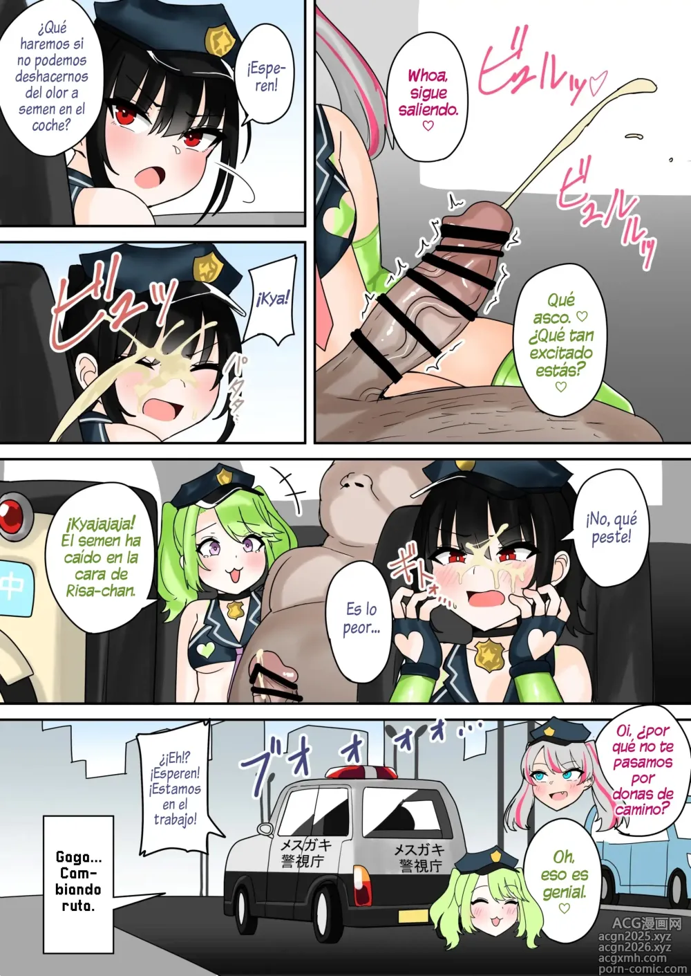 Page 10 of doujinshi ¡Estás Arrestado, Viejo Cochino! Policía Mesugaki Patrullando las 24 horas