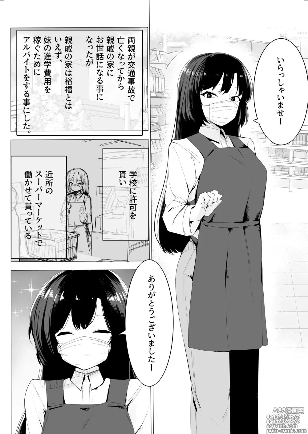 Page 3 of doujinshi Ura Baito Okane no Chikara de Gal to Ecchi suru