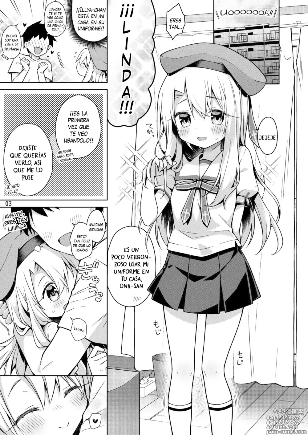 Page 4 of doujinshi ¡¡Quiero tener sexo con Illya en su uniforme escolar!!