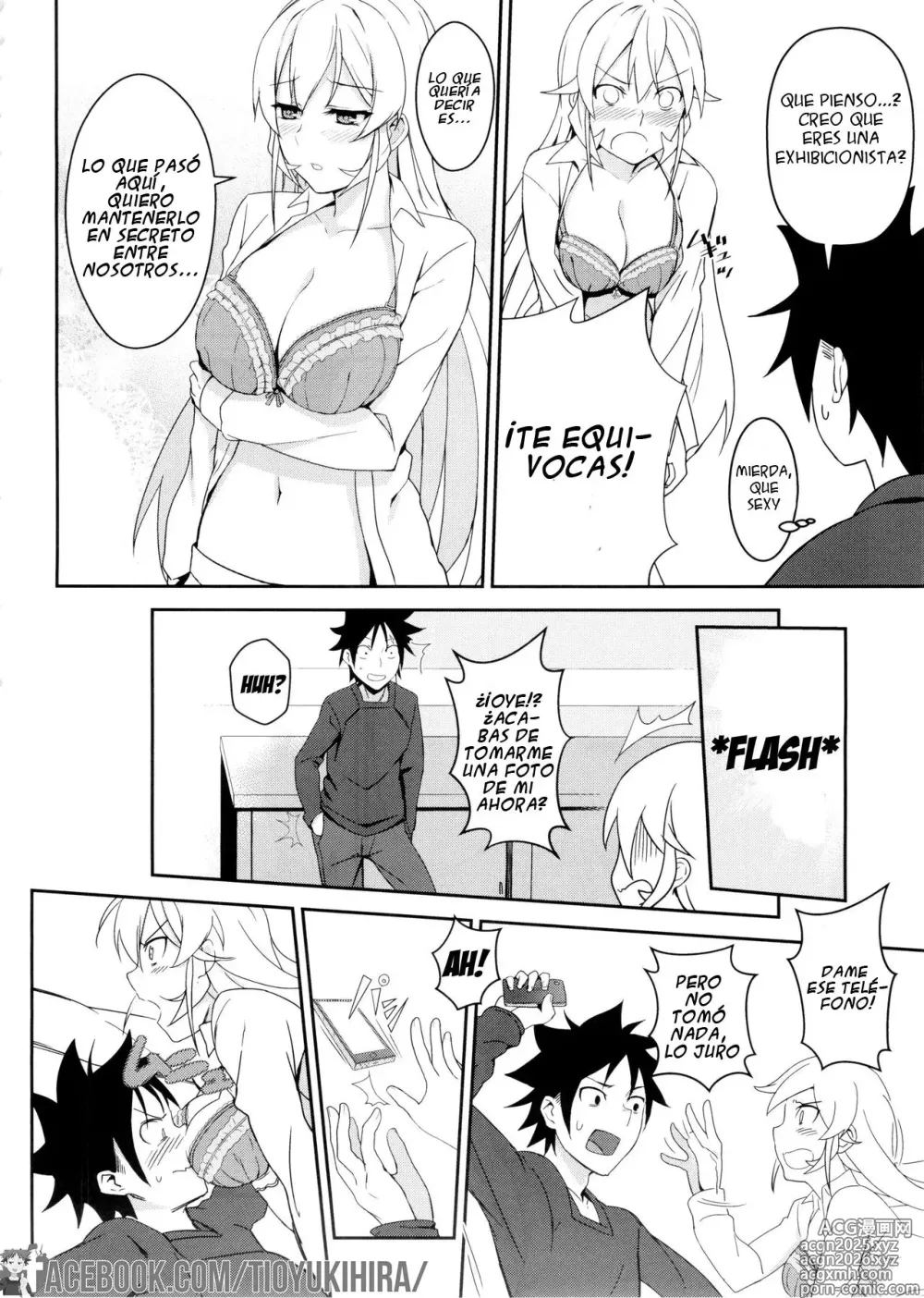 Page 12 of doujinshi Secret Recipe, (Erina Nakiri, Alice Nakiri, Hisako Arato) colección en español.