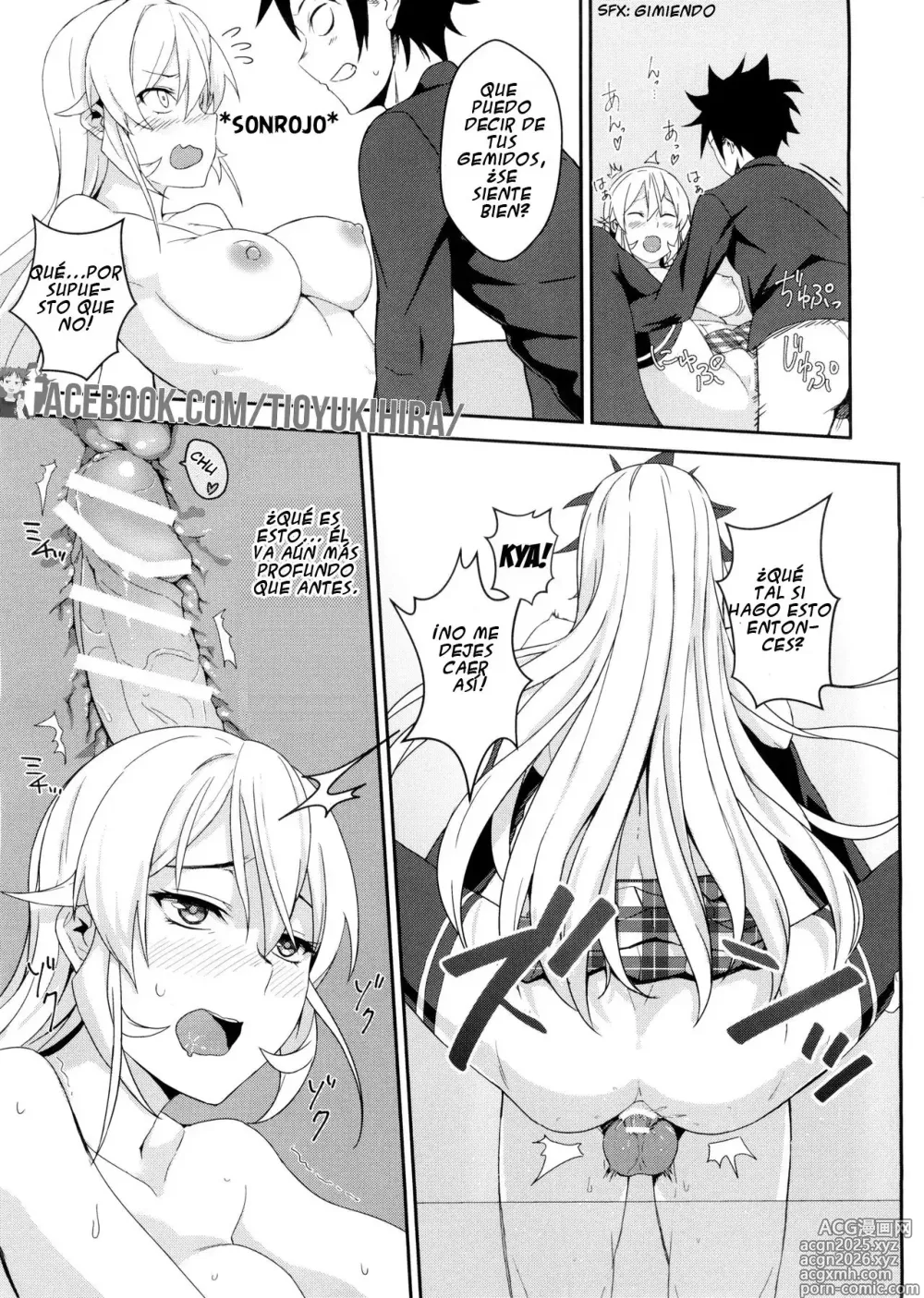 Page 21 of doujinshi Secret Recipe, (Erina Nakiri, Alice Nakiri, Hisako Arato) colección en español.