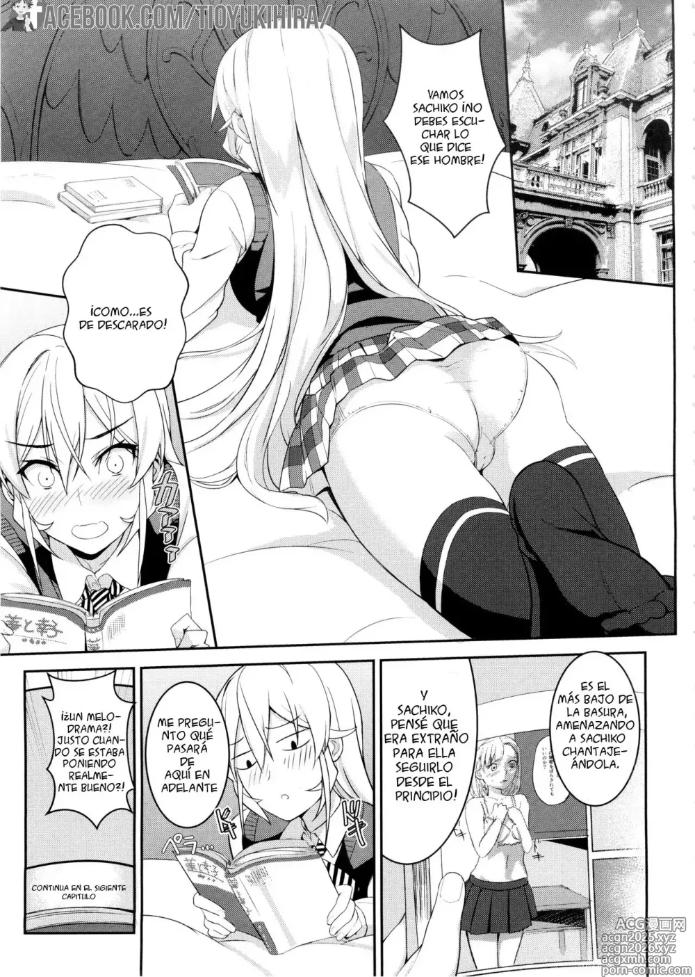 Page 5 of doujinshi Secret Recipe, (Erina Nakiri, Alice Nakiri, Hisako Arato) colección en español.