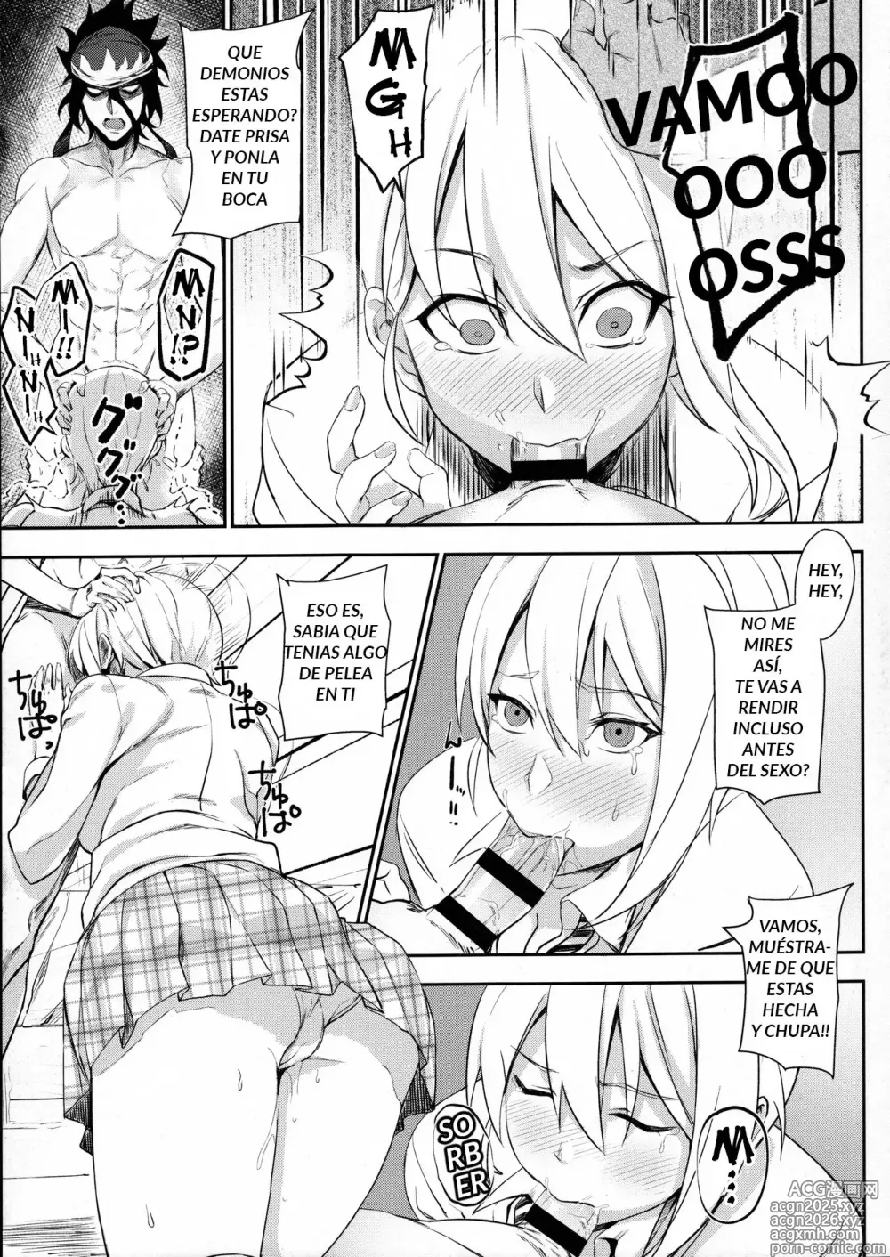 Page 64 of doujinshi Secret Recipe, (Erina Nakiri, Alice Nakiri, Hisako Arato) colección en español.