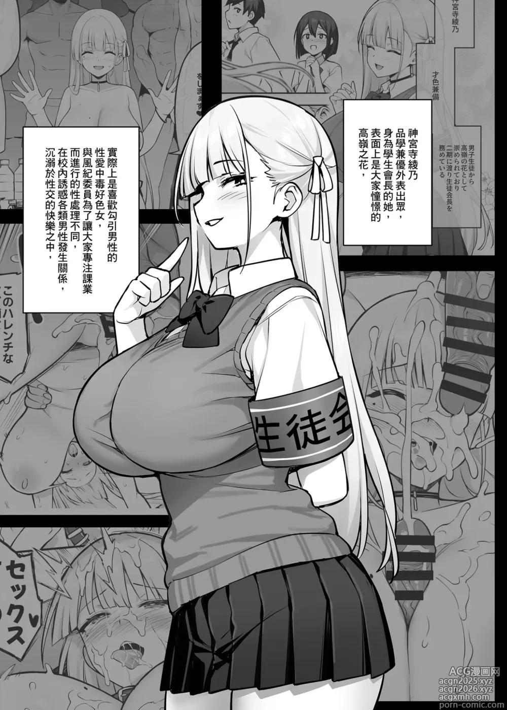 Page 3 of doujinshi 受人愛戴的學生會長胸部很大那回事 2 (decensored)