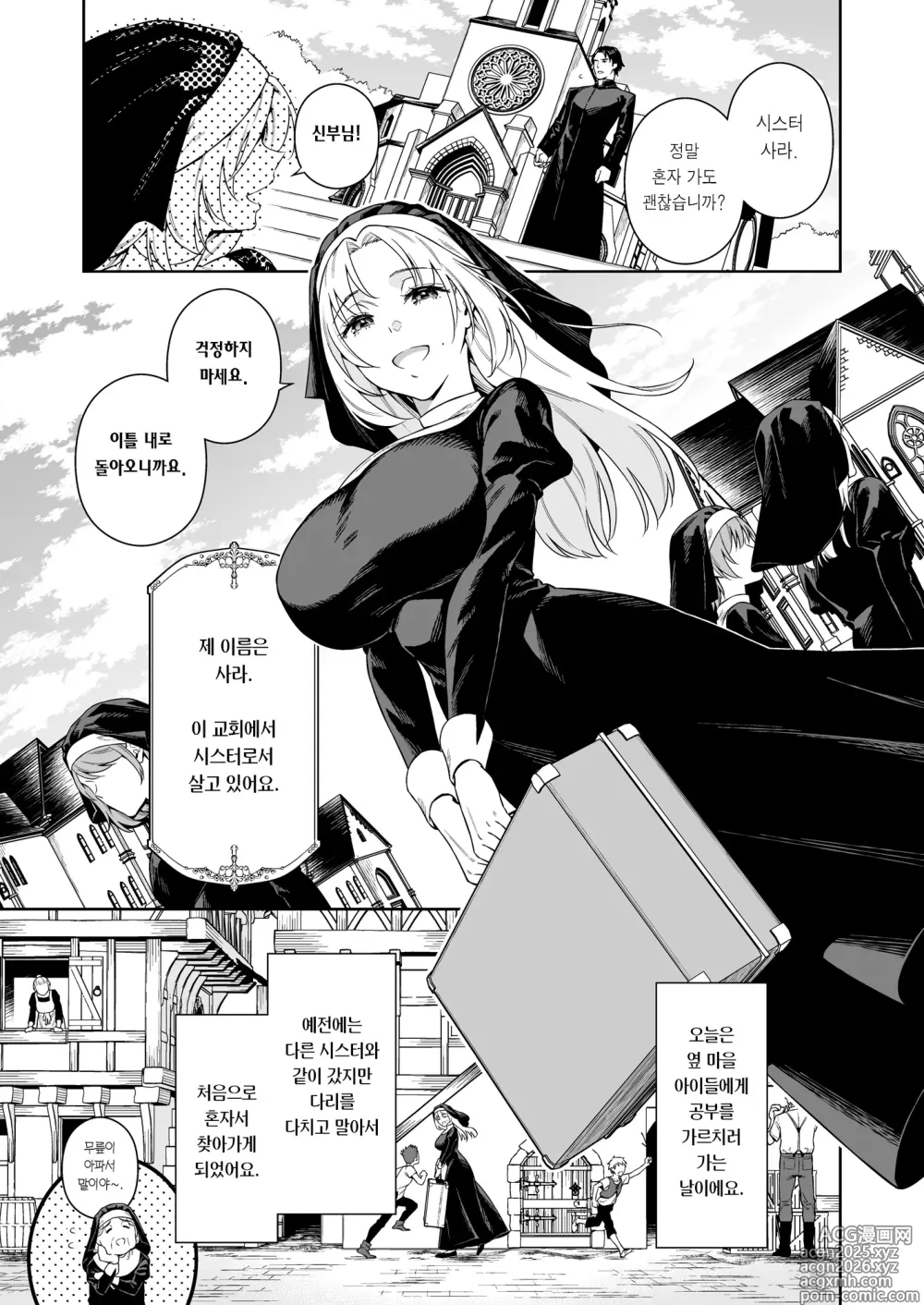 Page 2 of doujinshi 시스터 사라와 반점이