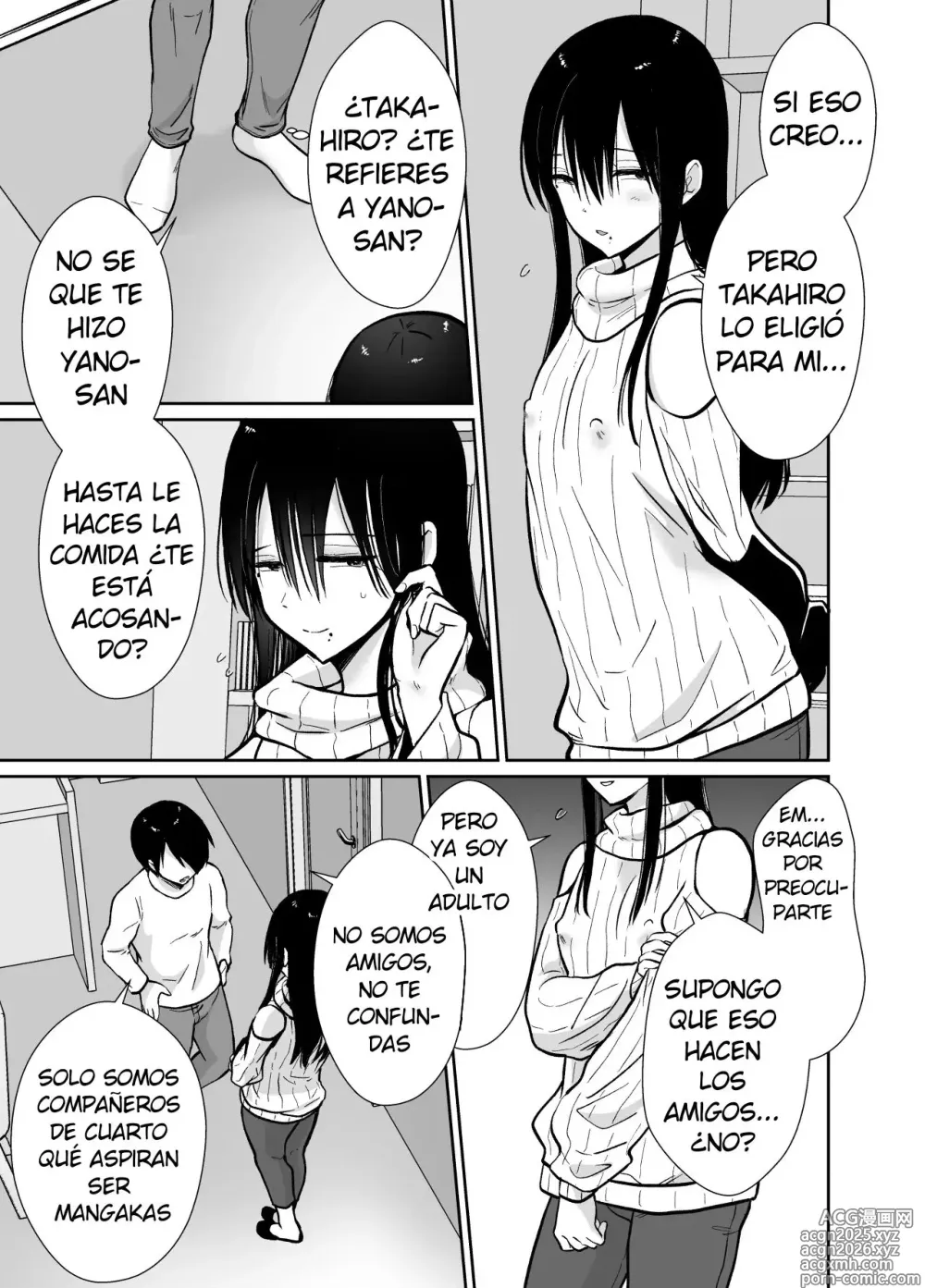 Page 48 of doujinshi Mesu Ochi Share House Rin-kun Hen 〜 Mangaka Shibou no Kage Kya 2 nin ga Chara Otoko ni Oishiku Taberareru Made〜