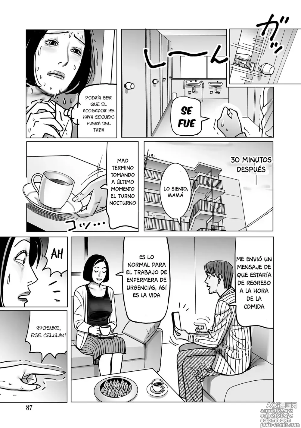 Page 11 of manga The molestation train that links a mother and son