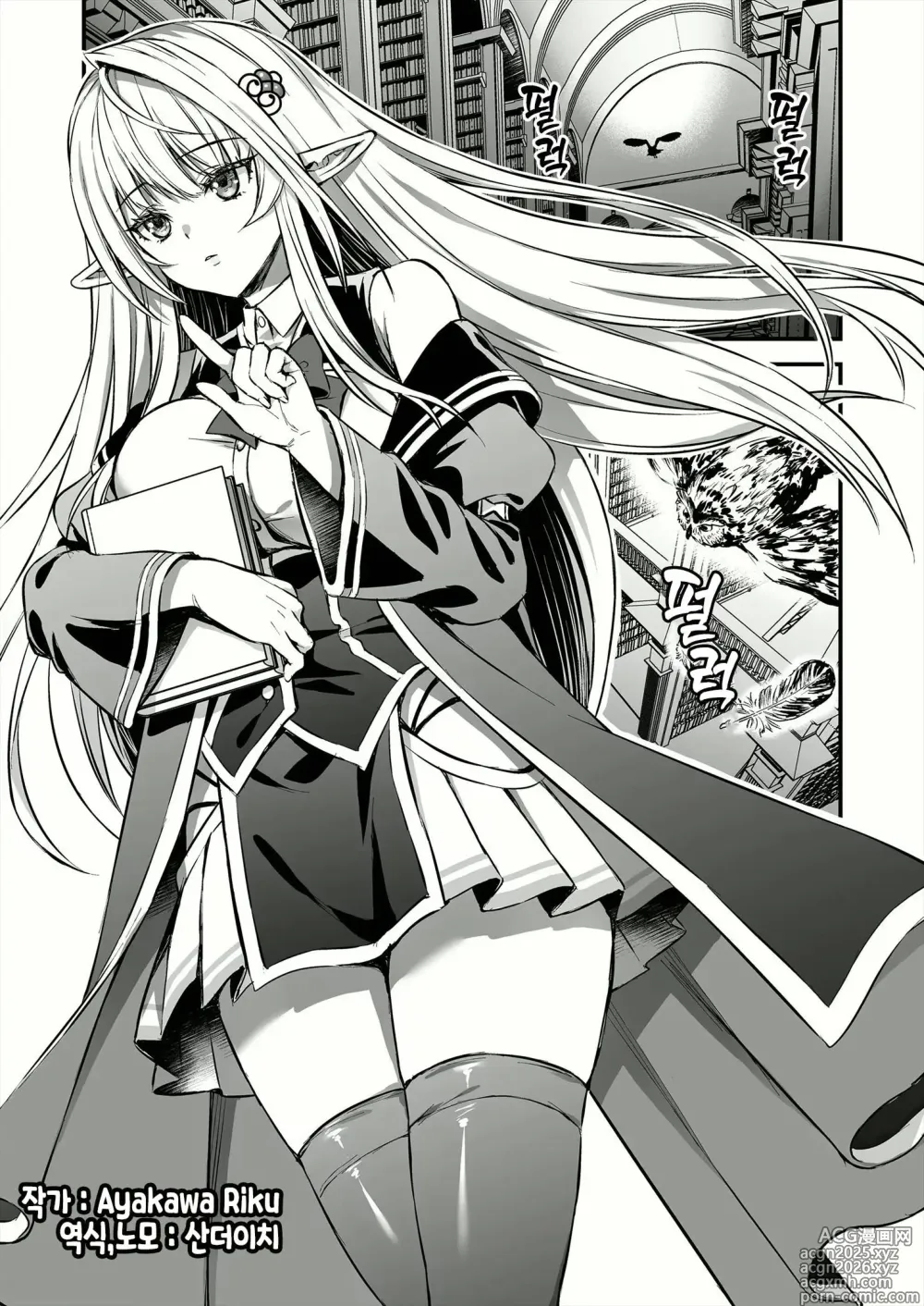 Page 3 of manga Mahō gakuin no ochikobore. Tensai Erufu shōjo ni zenra kaihō no mahōwokakete mita (decensored)