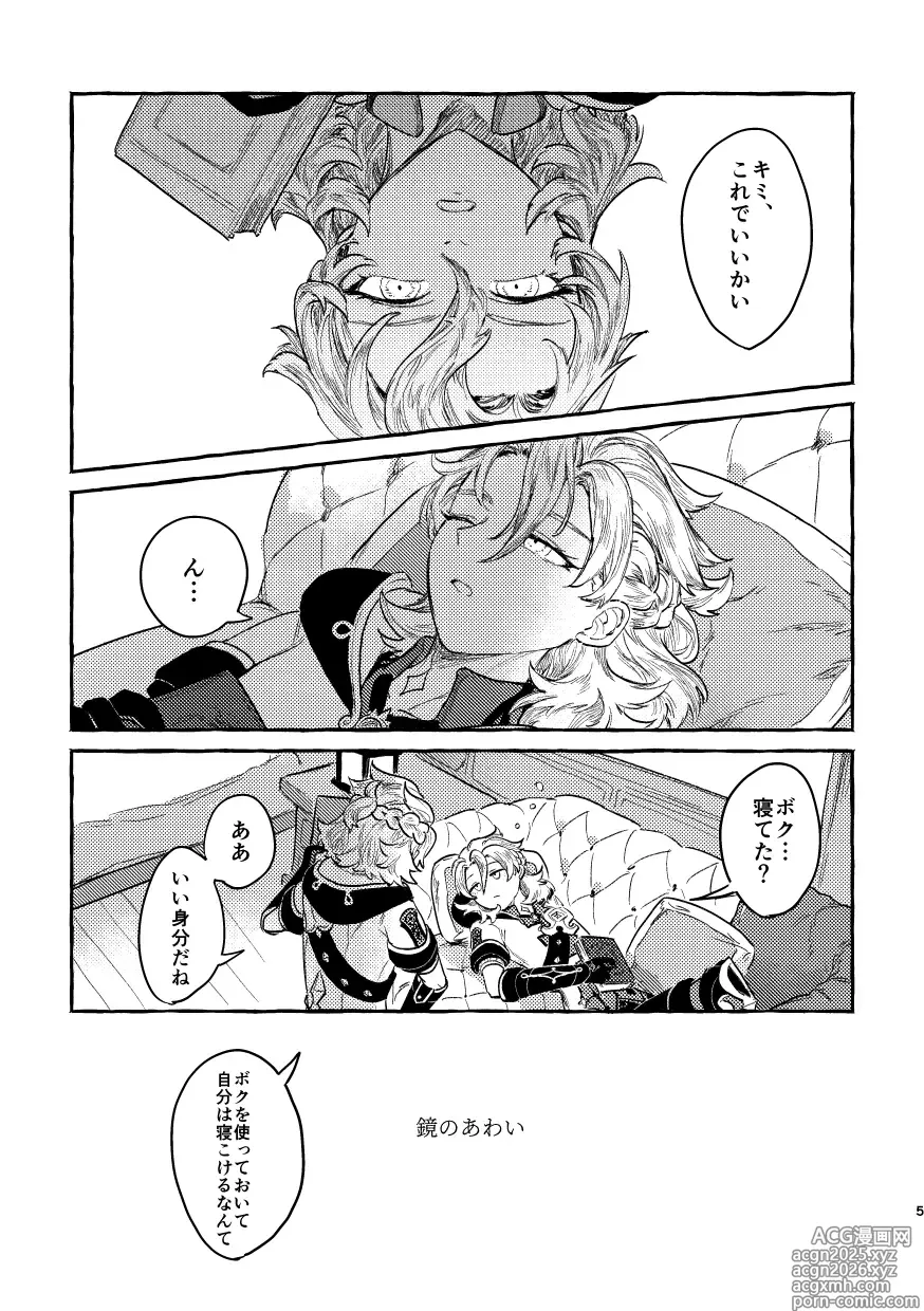 Page 4 of doujinshi Kagami no Awai