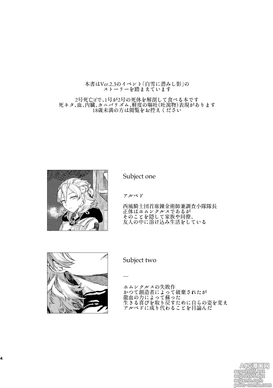 Page 3 of doujinshi Doku o Kurawaba