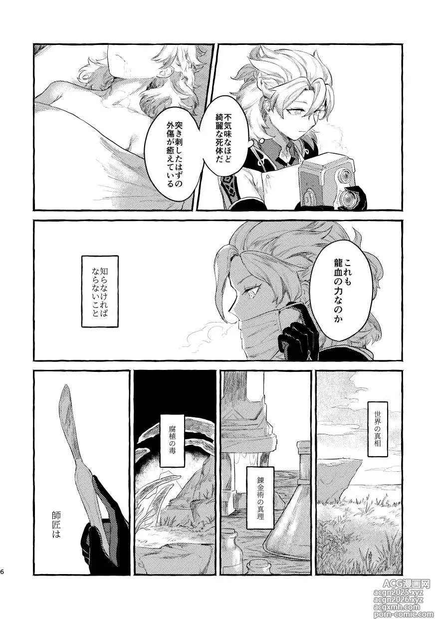 Page 5 of doujinshi Doku o Kurawaba