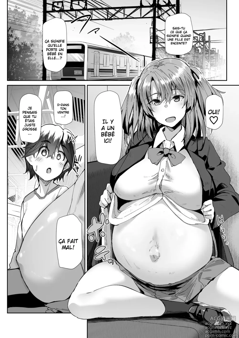 Page 3 of doujinshi Juste parce que je me suis assis sur le siège prioritaire