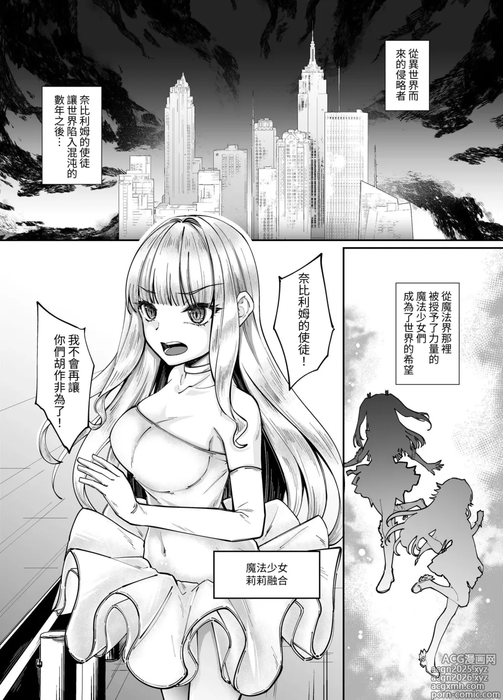 Page 2 of doujinshi Mahou Shoujo Saint Lily Yuugou ~Hentai Seihanzaisha to Yuugou shite Shimatta Mahou Shoujo ga Seishin Osen Sareru made～