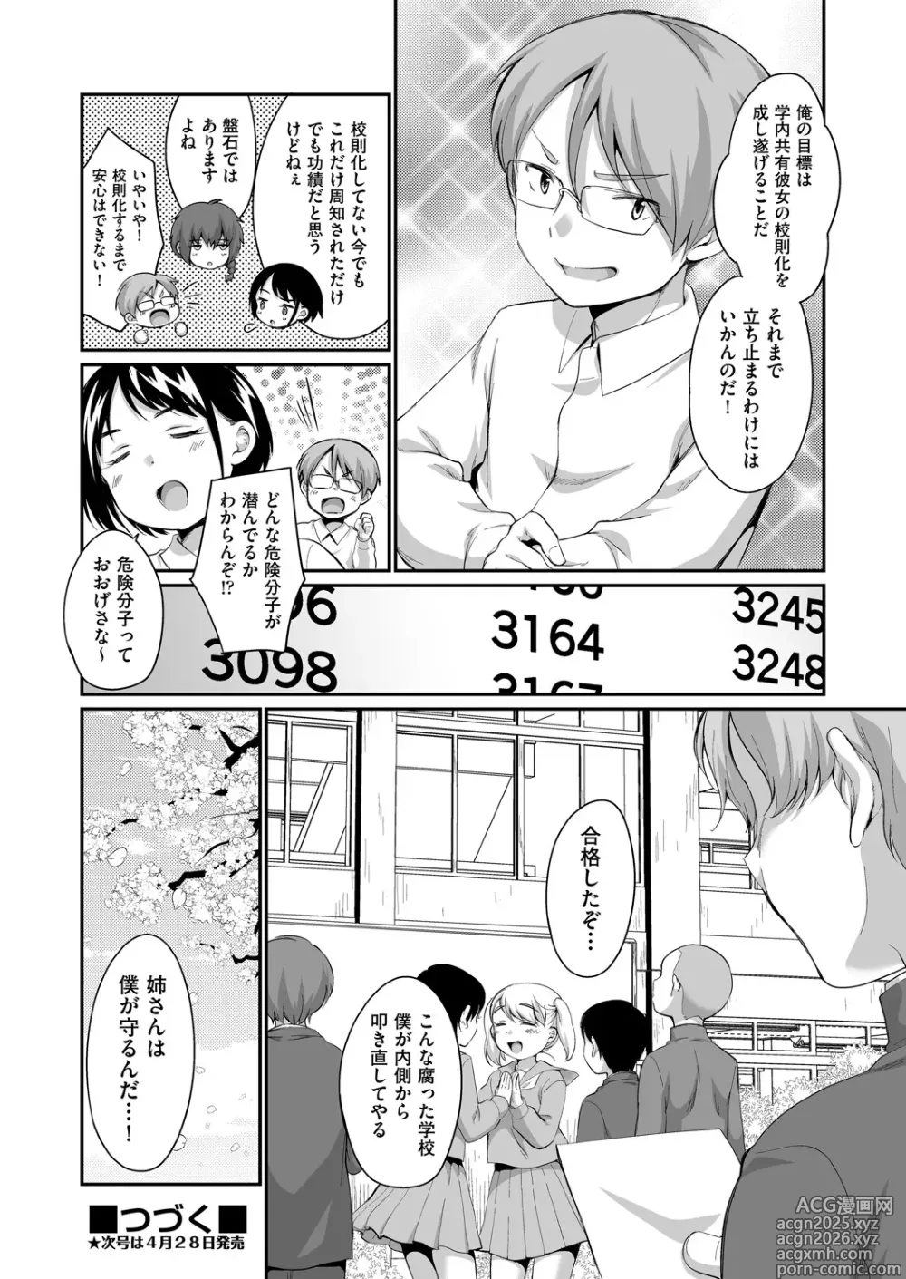 Page 255 of manga COMIC AUN 2025-04