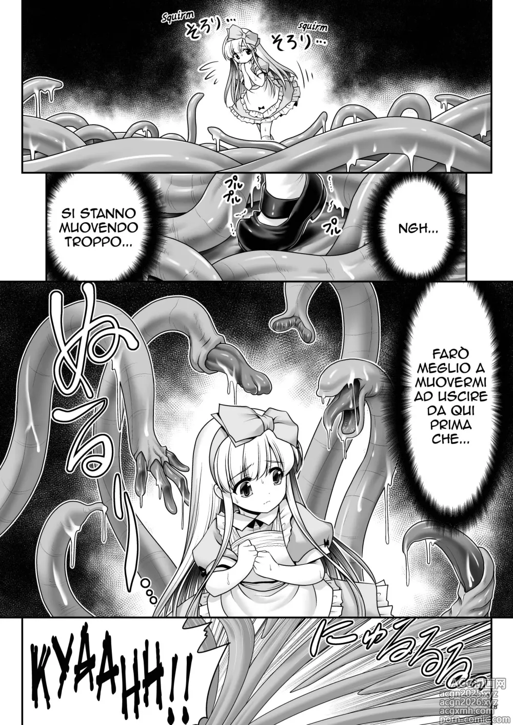 Page 6 of doujinshi Alice to Taieki Mazeau Shokushu Douketsu