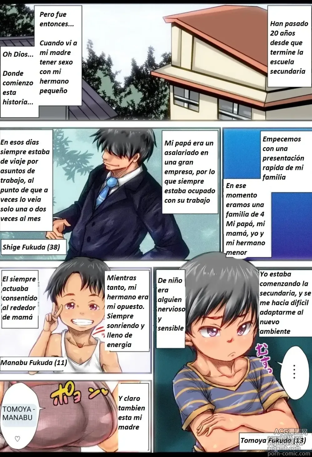 Page 3 of doujinshi La Vez Cuando mi Engreído Hermanito Violó a Nuestra Madre
