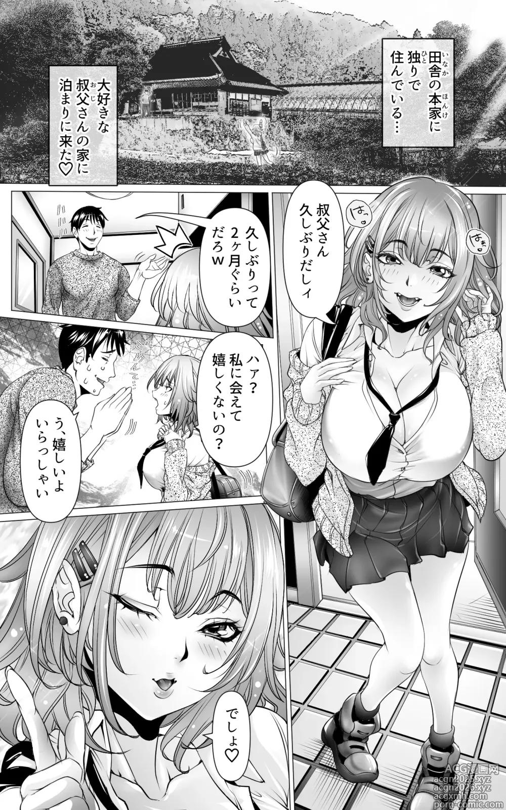 Page 2 of doujinshi Tomari ni Kita Mei no Gal ni Ai Saremakuru Nihaku Mikka!