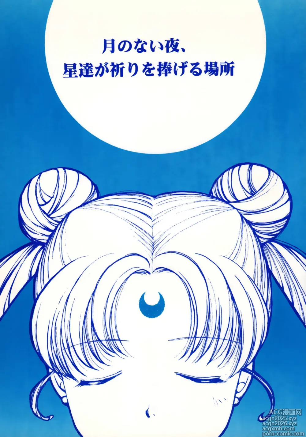 Page 1 of doujinshi Tsuki no Nai Yoru, Hoshitachi ga Inori o Sasageru Basho