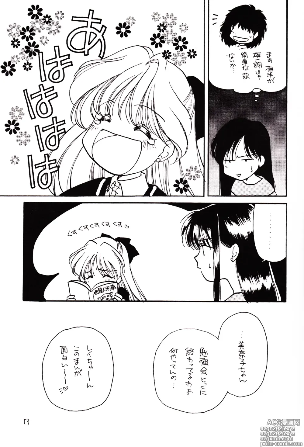 Page 13 of doujinshi Tsuki no Nai Yoru, Hoshitachi ga Inori o Sasageru Basho